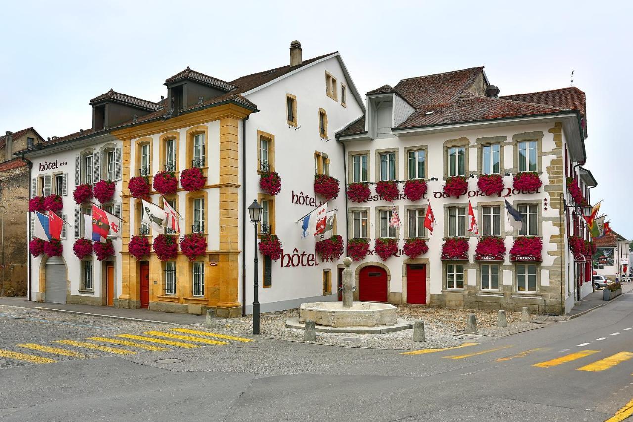 Hotel Du Port - Free Parking - Breakfast Included Estavayer-le-lac Bagian luar foto