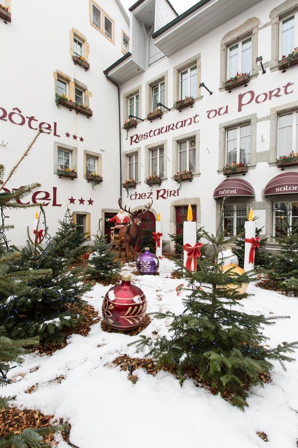 Hotel Du Port - Free Parking - Breakfast Included Estavayer-le-lac Bagian luar foto